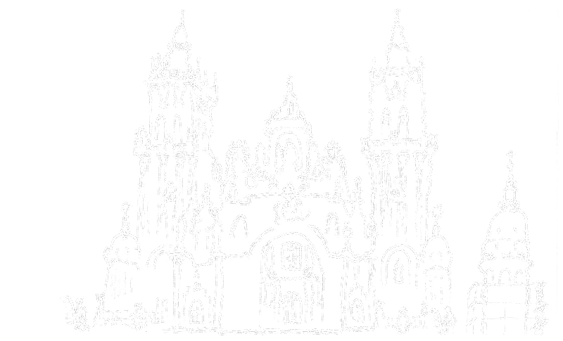 Ink sketch of the cathedral at Santiago de Compostela